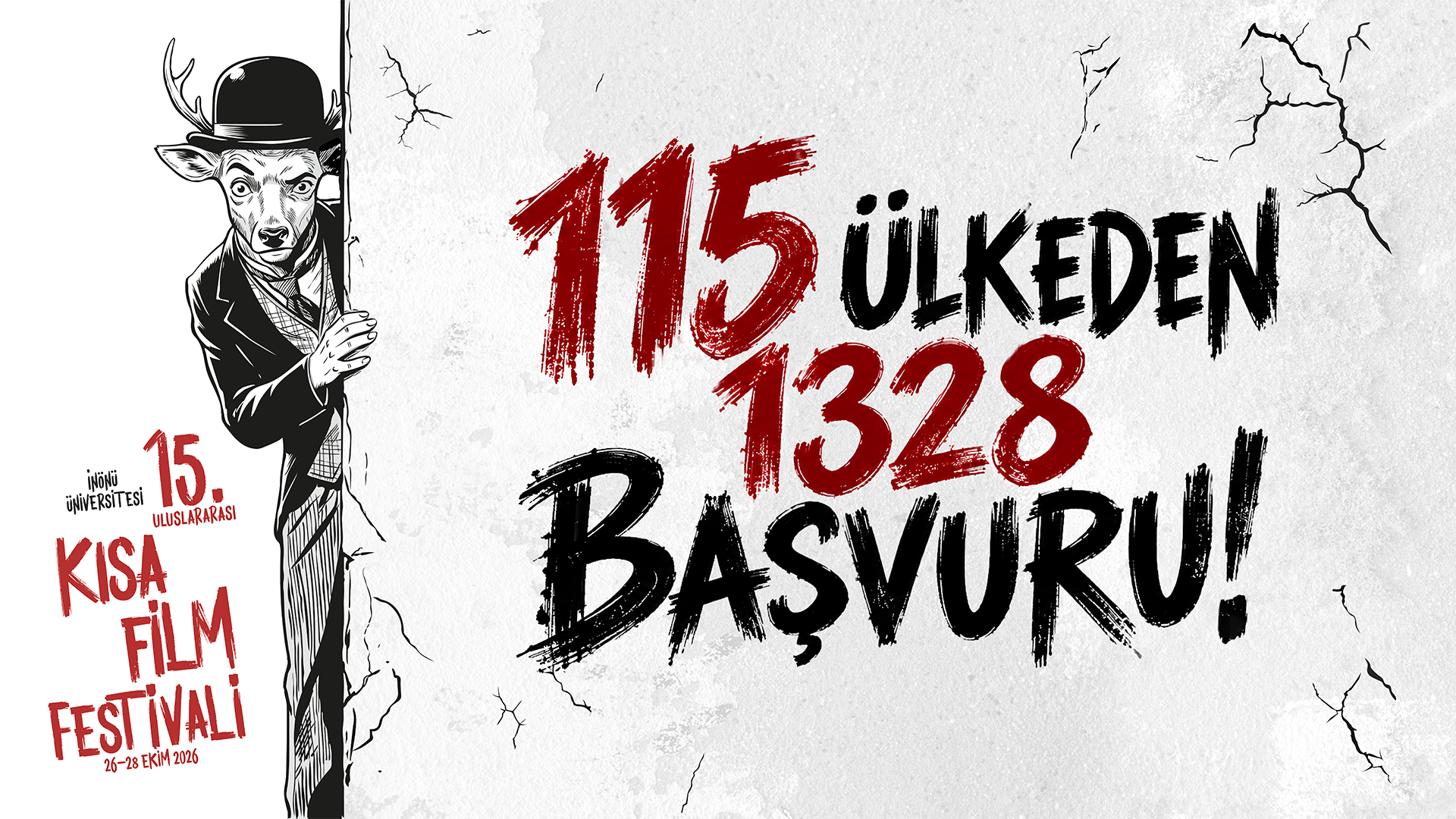 15. Uluslararası Kısa Film Festivali’ne 115 Ülkeden 1328 Başvuru